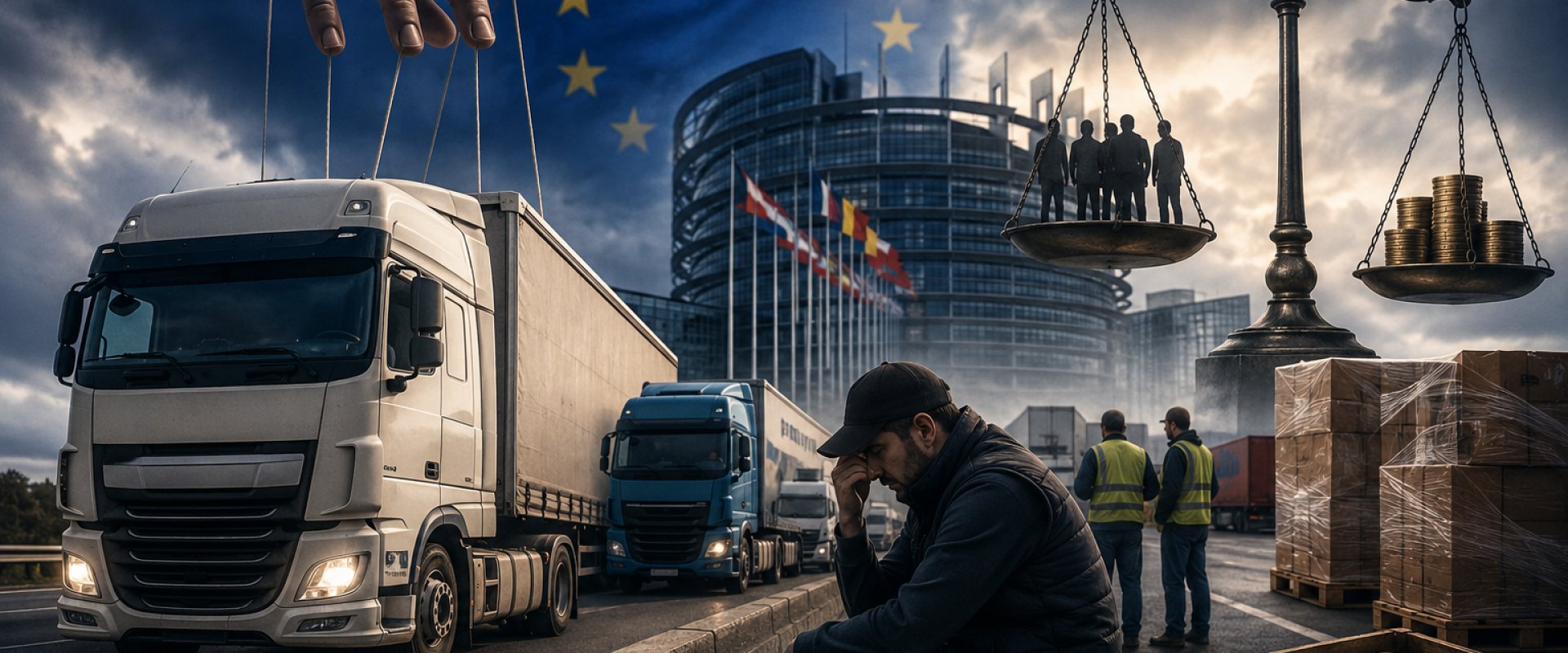 Soziales Dumping im Transportwesen: Brüssel schützt wirtschaftliche Interessen vor Arbeitsschäden