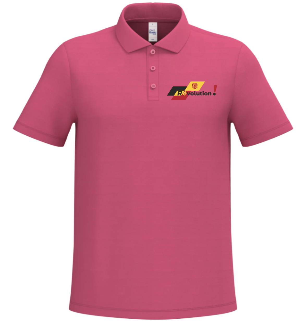 Pinkes Revolution-Poloshirt
