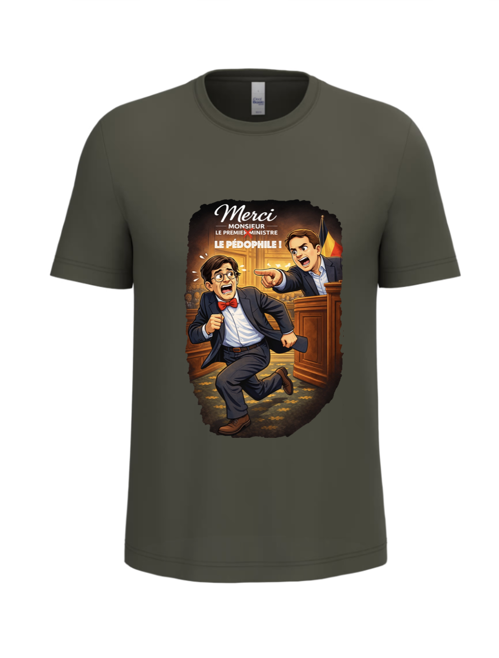 „Danke, Herr Premierminister“-T-Shirt von Laurent Louis