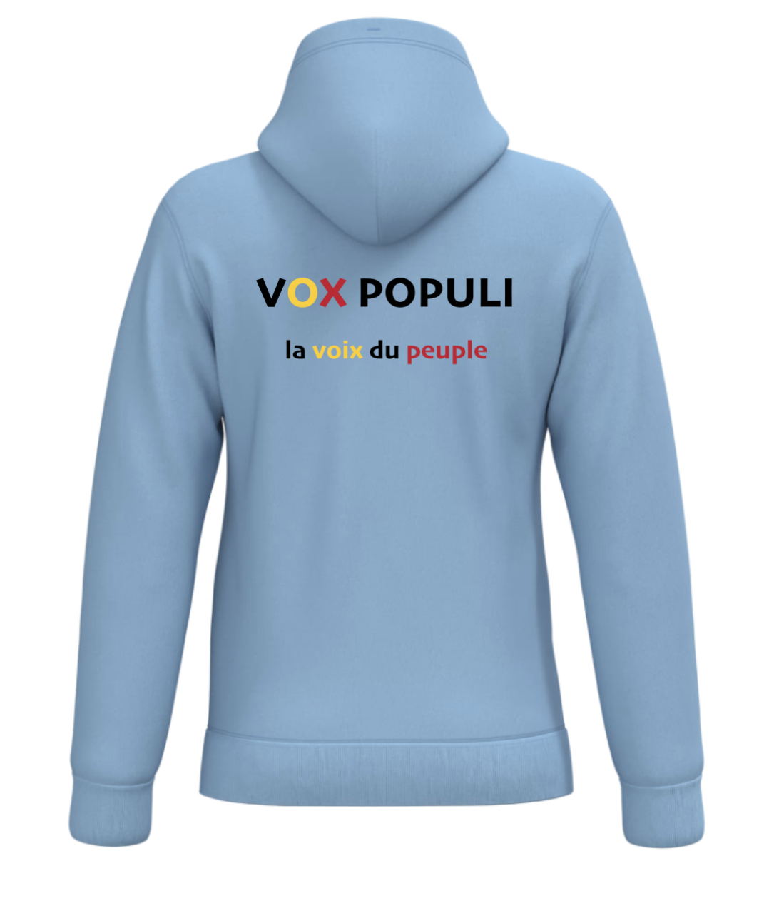 Revolution Kapuzenpullover in Himmelblau