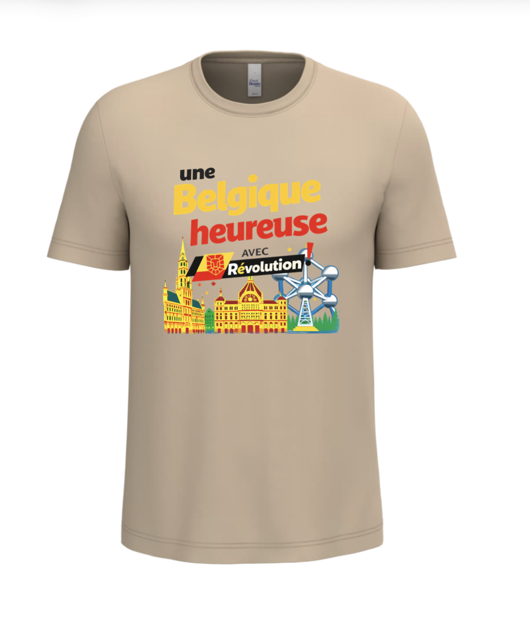 „Fröhliches Belgien mit der Revolution!“ T-Shirt