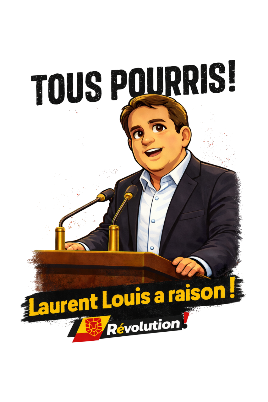 „Sie sind alle korrupt – Laurent Louis hat Recht!“ T-Shirt