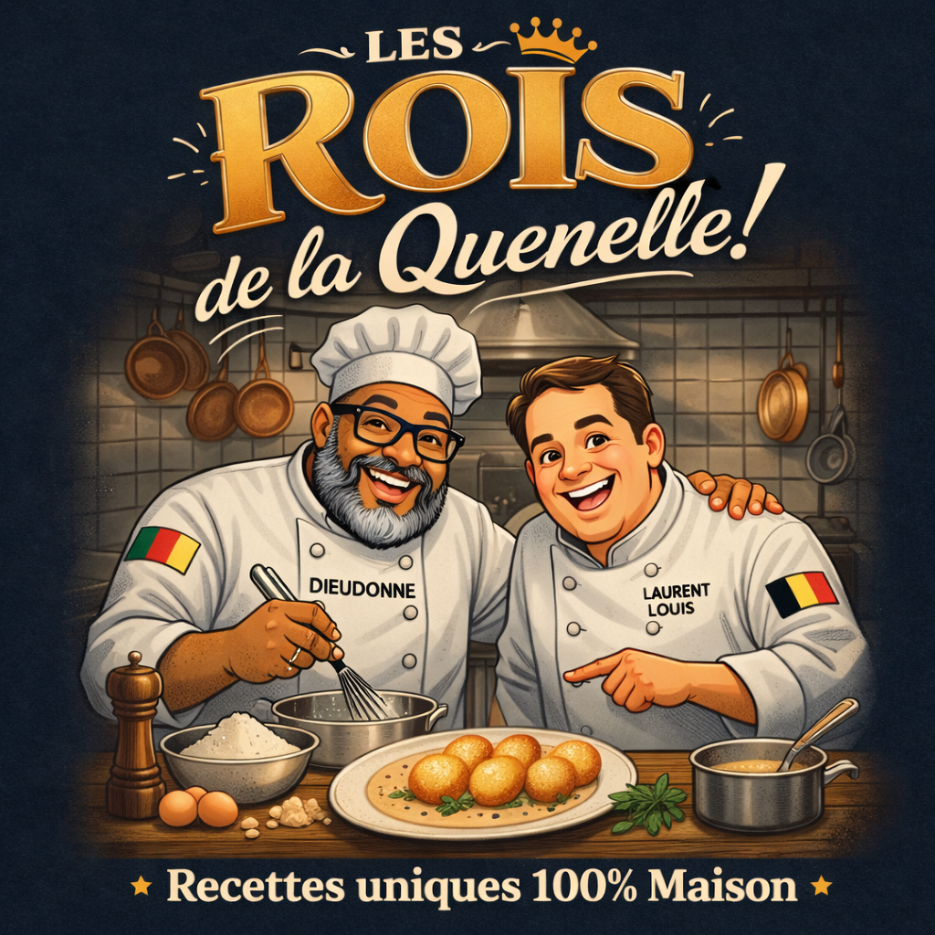 T-Shirt „Die Könige der Quenelle – Dieudonné & Laurent Louis“